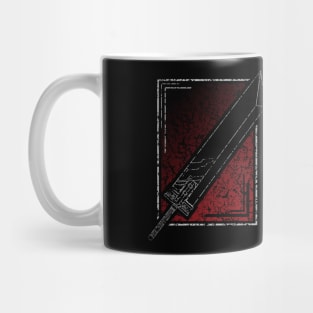 Buster Sword Outlined Mug